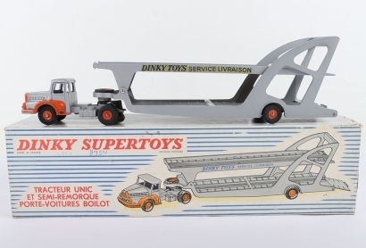 French Dinky Supertoy 894 Unic Boilot Car Transporter