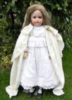 Large Kammer & Reinhardt/Simon & Halbig bisque head doll, German circa 1910,