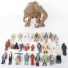 THIRTY LOOSE 1ST -2ND-3RD WAVE VINTAGE STAR WARS FIGURES,