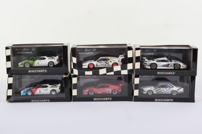 Five Minichamps BMW 1:43 scale Boxed Models