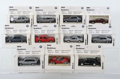 Eleven Boxed Gama 1:43 scale BMW Modellauto