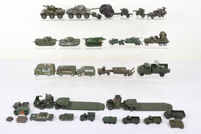 A Quantity of Playworn Military Diecast Models