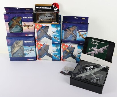 Seven Corgi Aviation Models