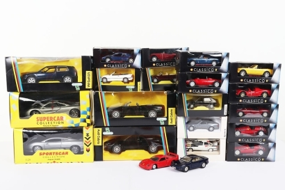 Eight Boxed Schabak Diecast Models