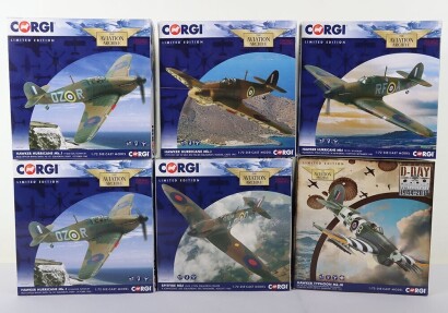 Six Corgi Aviation Aircraft Models