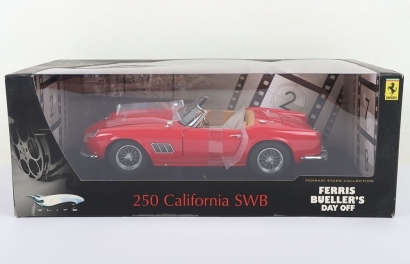 Hot Wheels Elite Ferris Buellers Day Off Ferrari 250 SWB California, 1: 18 scale Limited edition diecast model, in mint boxed condition.
