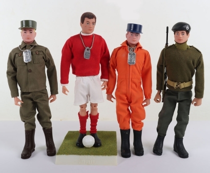 Four Action Man 40th Anniversary Loose Figures