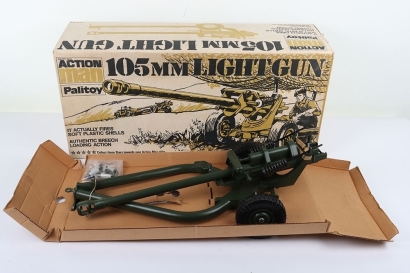 Boxed Vintage Palitoy Action Man 105mm Light Gun