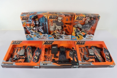 Three Hasbro Action Man Boxed Figures