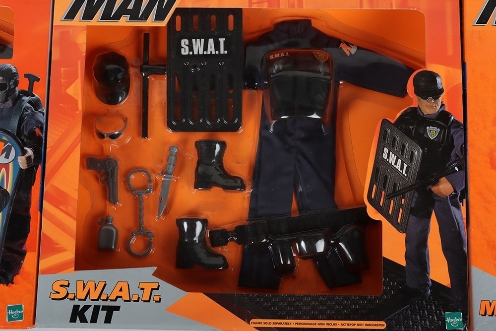 Three Hasbro Action Man Boxed Figures