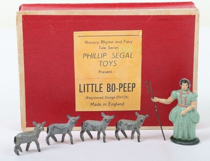Phillip Segal Little Bo-Peep Nursery Rhyme lead figures, 1950,