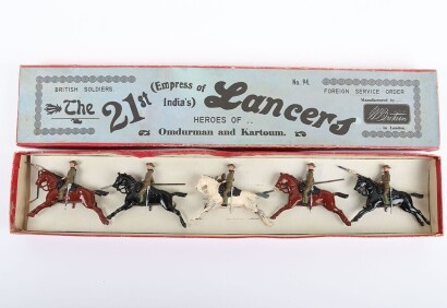 Britains boxed set 94, the 21st (Empress of India&rsquo;s) Lancers, Active Service order, 1930,