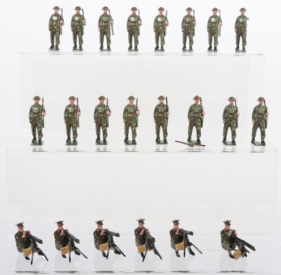 Britains set 198, Seated Machine Gunners RARE late variation