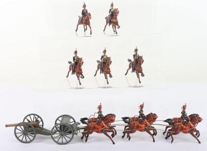 Britains set 39, Royal Horse Artillery six horse gun team,