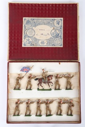 Heyde boxed set of lead painted English Infantry,