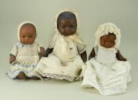 A.M 341 black bisque head Dream baby doll, German, circa 1910,