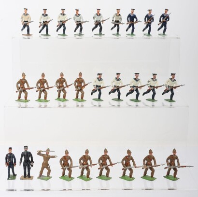 Collection of Heyde Boer War and other toy soldiers,