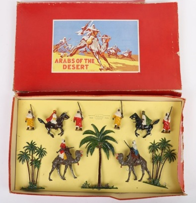Britains boxed set 224 Arabs of the Desert, circa 1950,