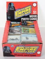 Vintage 1980 Topps Star Wars empire strikes back movie photo cards trade box,