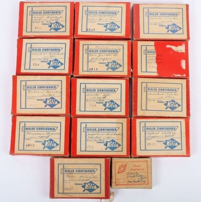 Collection of Kilia tin painted flat Napoleonic soldiers,