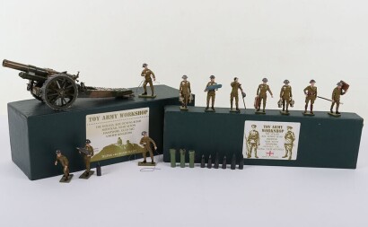 Toy Army Workshop 8 Howitzer and four Crew"