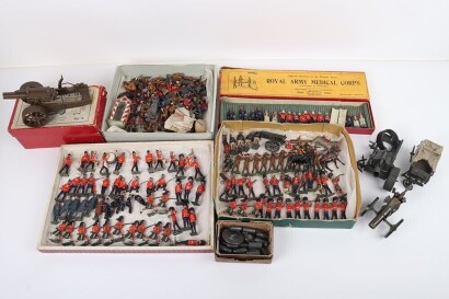 Collection of Britains toy soldiers, circa 1930,