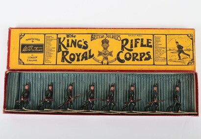 Britains boxed set 98 The King's Royal Rifle Corps, 1930s,