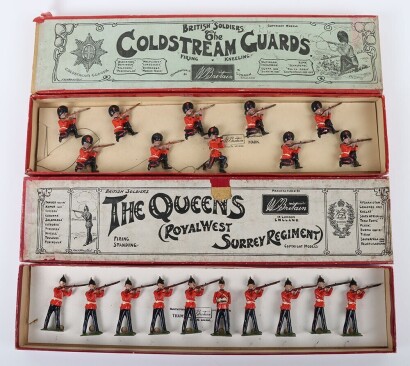 Britains boxed set 121 West Surrey Regiment, 1930s,
