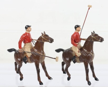 Heyde two mounted Polo players,