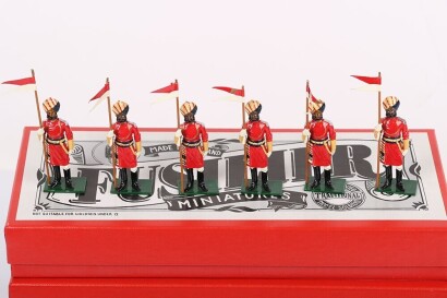 Five Fusilier Miniatures lead soldier sets,