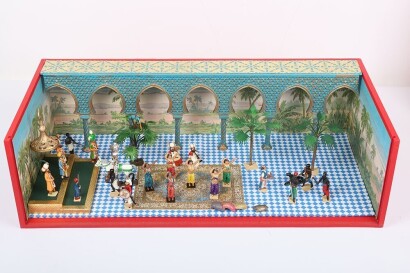 CBG Mignot (Paris) Arabian Diorama and figures,