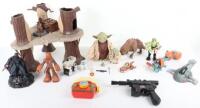 Vintage Star Wars unboxed Ewok village