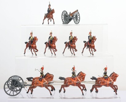 Britains set 39, Royal Horse Artillery six horse gun team,