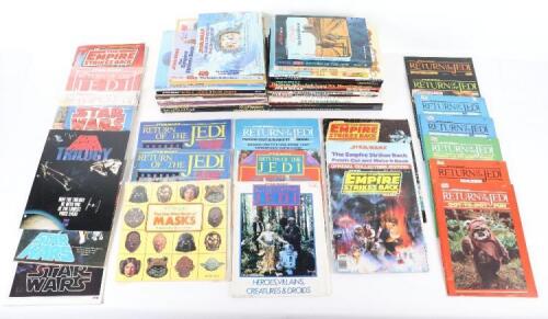 Vintage Star Wars books and annuals, large quantity of period books