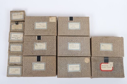 Collection of boxed Ernst Heinrichsen flat lead figures, 1920s,