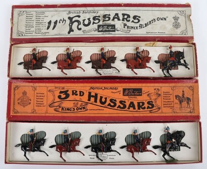 Britains boxed Hussars, circa 1930,