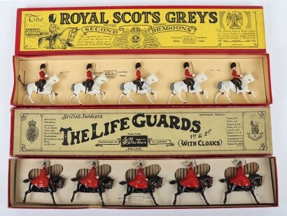 Britains boxed set 32 Royal Scots Greys, 1930s,