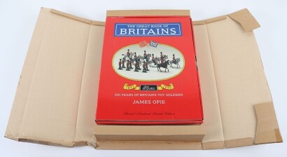 The Great Book of Britains by James Opie, Limited Edition 2421 of 2500, signed on inner cover, with four figures, (very good with outer card packing). Please note: We do not offer in-house shipping for Toy Soldiers, please see shipping information.