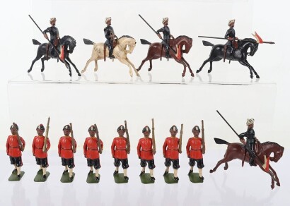 Rare Britains set 64, 16th Light Cavalry and 7th Rajput Regiment, 1930s