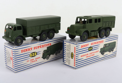 Two Boxed Dinky Supertoys Military Vehicles