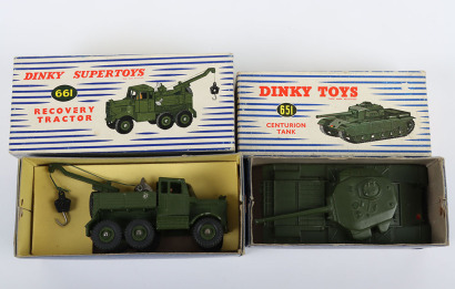 Two Boxed Dinky Supertoys Military Vehicles