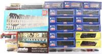Boxed Liliput and Jouef HO gauge locomotive and rolling stock