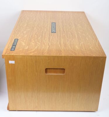 Meccano No.10 outfit in four drawer wooden cabinet, 1970s - 8