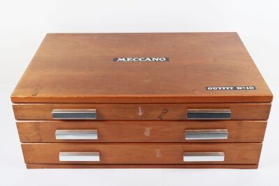 Meccano empty wooden cabinets for No.10 and No.9 sets - 5