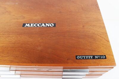 Meccano empty wooden cabinets for No.10 and No.9 sets - 6