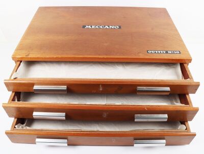 Meccano empty wooden cabinets for No.10 and No.9 sets - 7