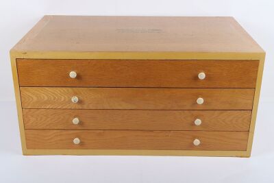 Meccano empty outfit No.10 wooden cabinet and another - 2