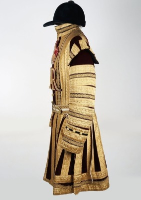 Household Cavalry State Coat, Belt & Jockey Cap. - 4