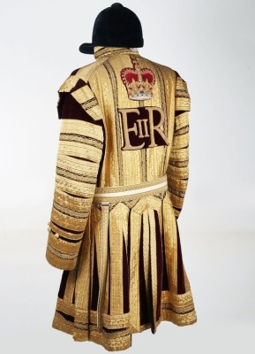 Household Cavalry State Coat, Belt & Jockey Cap. - 5