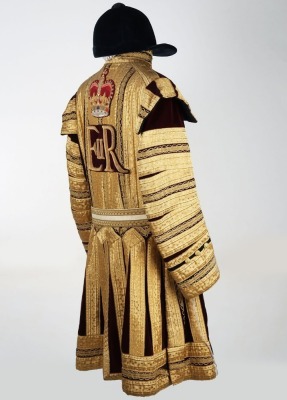 Household Cavalry State Coat, Belt & Jockey Cap. - 7